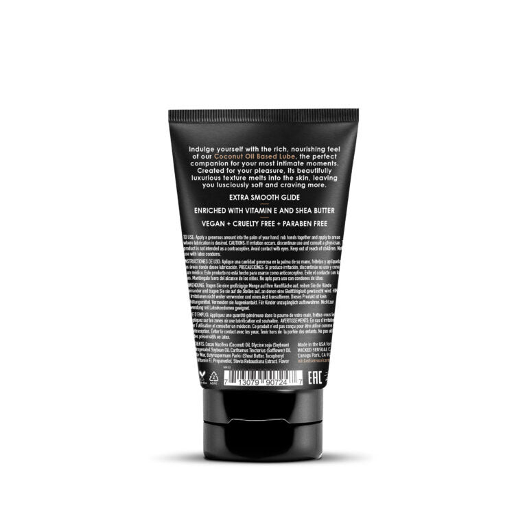 Wicked Sensual Care Coconut Oil Based Lubricant 4oz