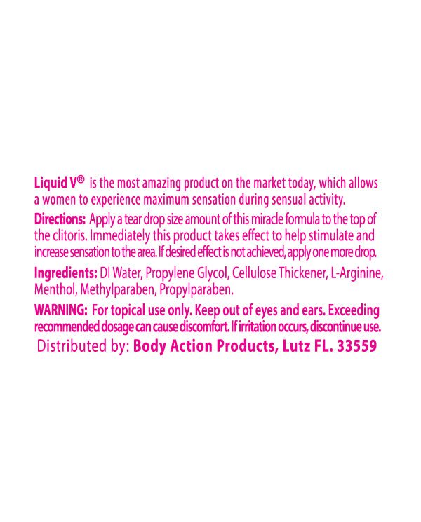 Body Action Liquid v for Women 1/3 Oz - Bulk