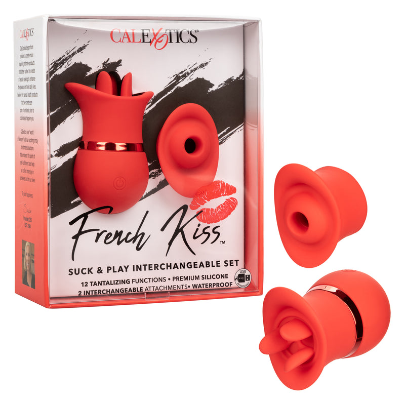 CalExotics French Kiss Suck and Play Interchangeable Set