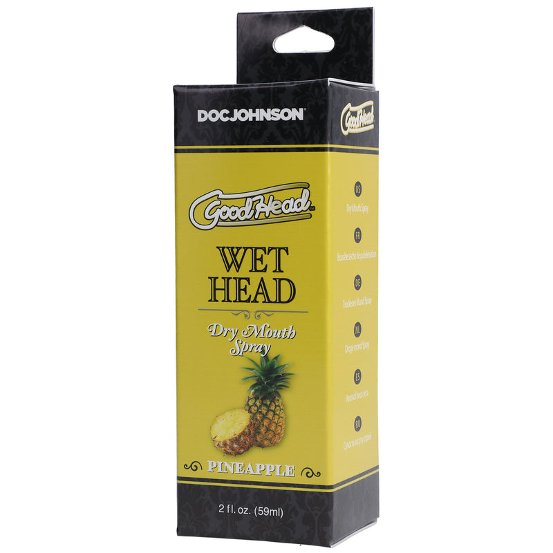 Doc Johnson Goodhead - Wet Head - Dry Mouth Spray - Pineapple - 2 Fl. Oz.
