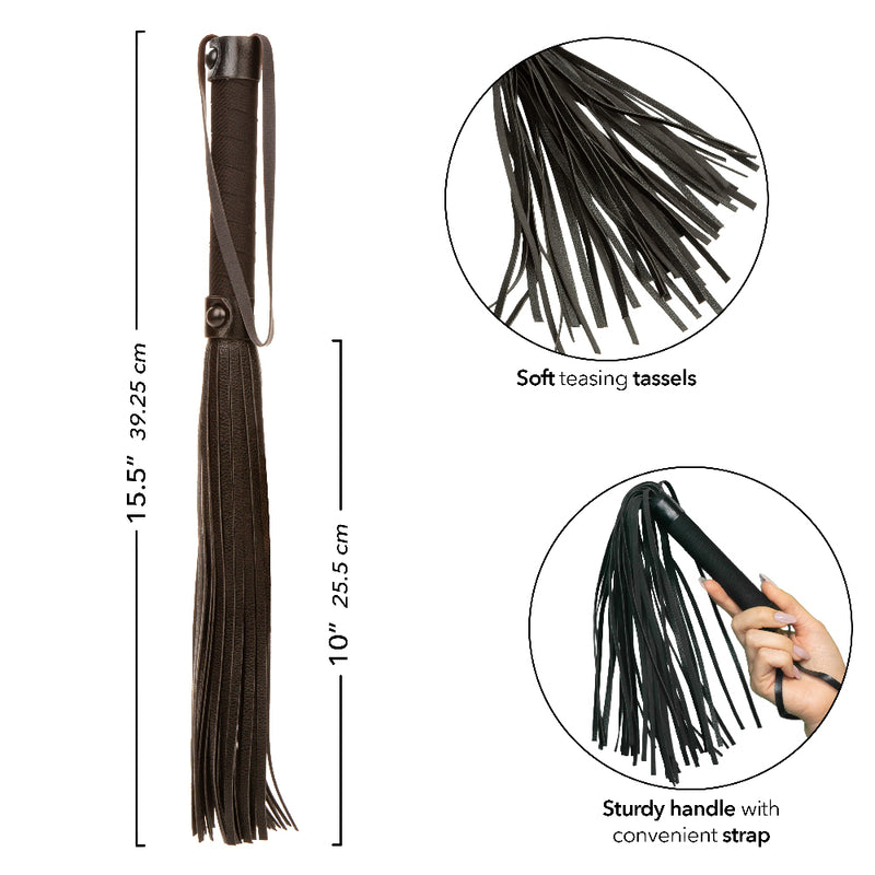 CalExotics Nocturnal Collection Flogger - Black