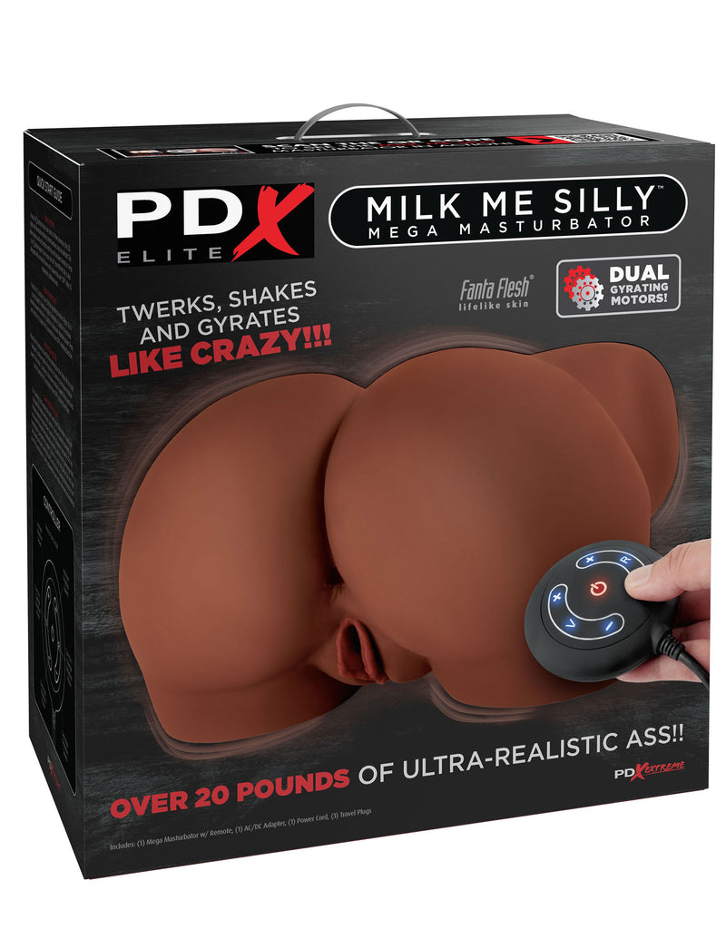 Pipedream PDX Elite Milk Me Silly - Brown - Stroker Masturbator - Realistic Body Part Stroker