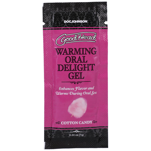 "Goodhead - Warming Oral Delight Gel - Cotton Candy - 0.24 Oz Bulk DJ1387-21-BU"