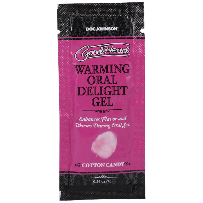 "Goodhead - Warming Oral Delight Gel - Cotton Candy - 0.24 Oz Bulk DJ1387-21-BU"