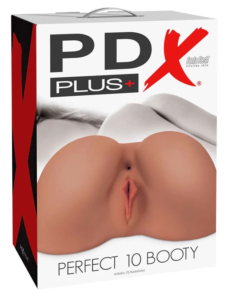 Pipedream Perfect 10 Booty - Tan - Stroker Masturbator - Realistic Body Part Stroker
