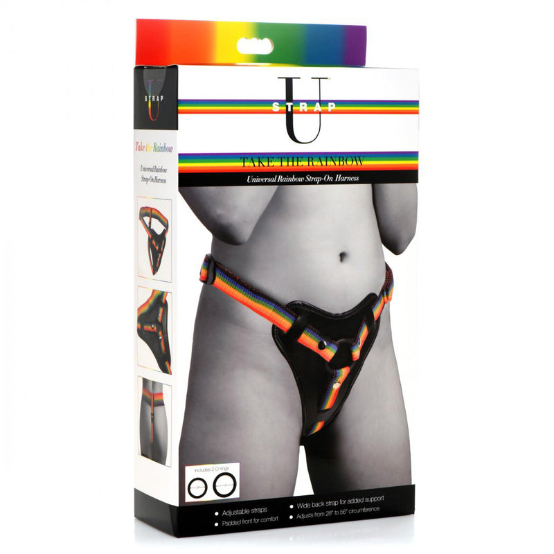 XR Brands Take the Rainbow Universal Harness