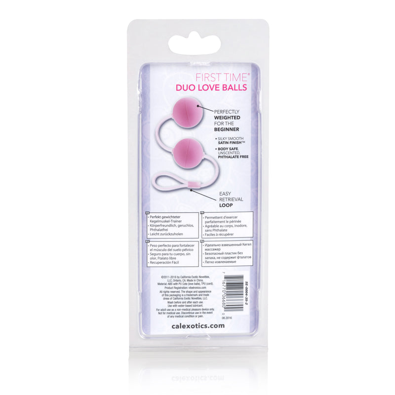 CalExotics First Time Love Balls Duo Lovers - Pink