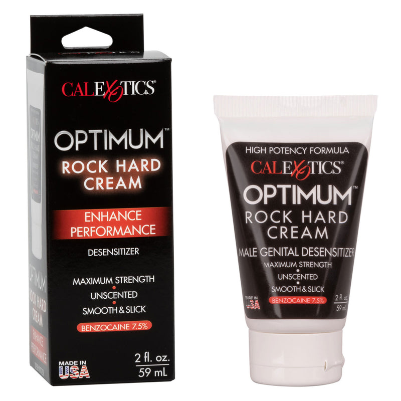 CalExotics Optimum Rock Hard Cream - 2 Fl. Oz. - Boxed