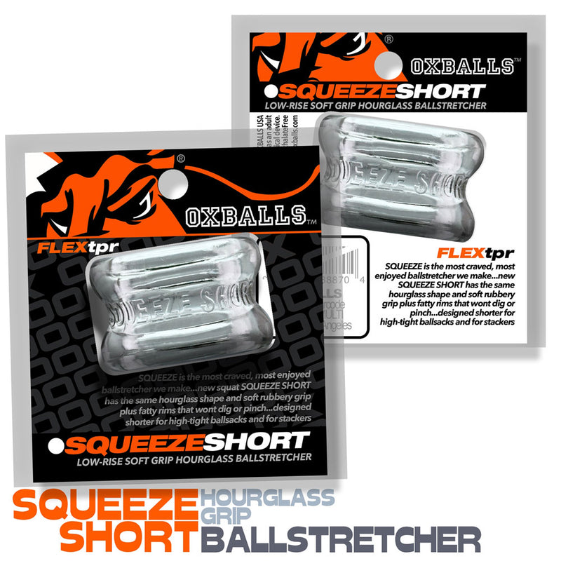 Oxballs Squeeze Short Ballstretcher - Clear