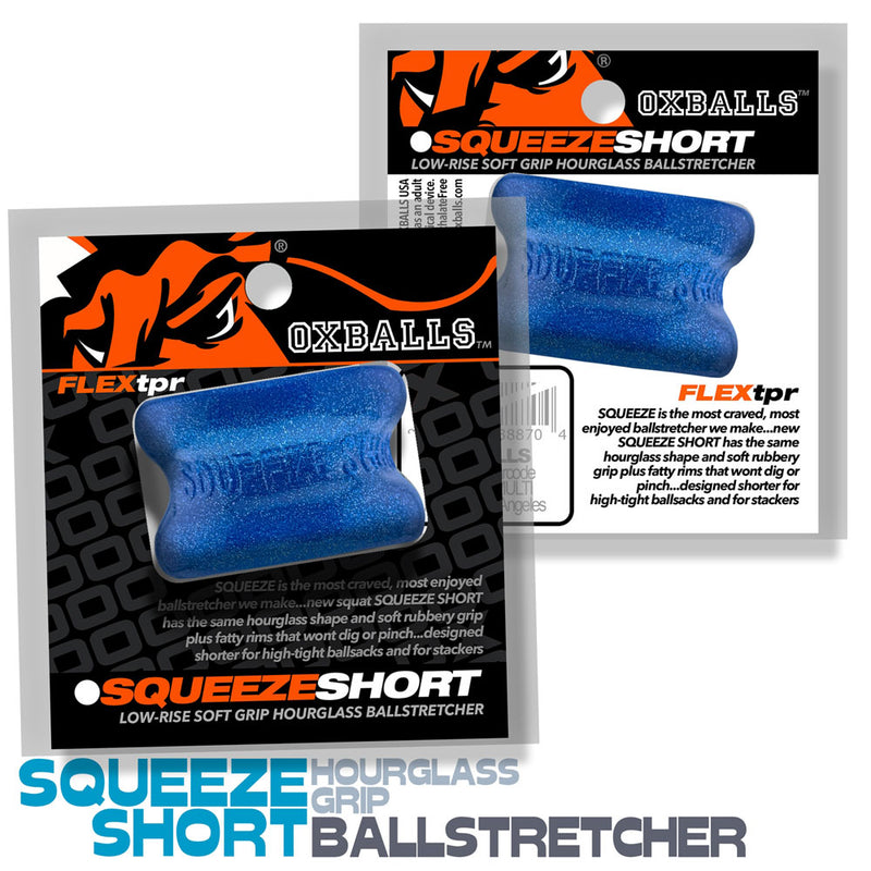 Oxballs Squeeze Short Ballstretcher - Blue Fire