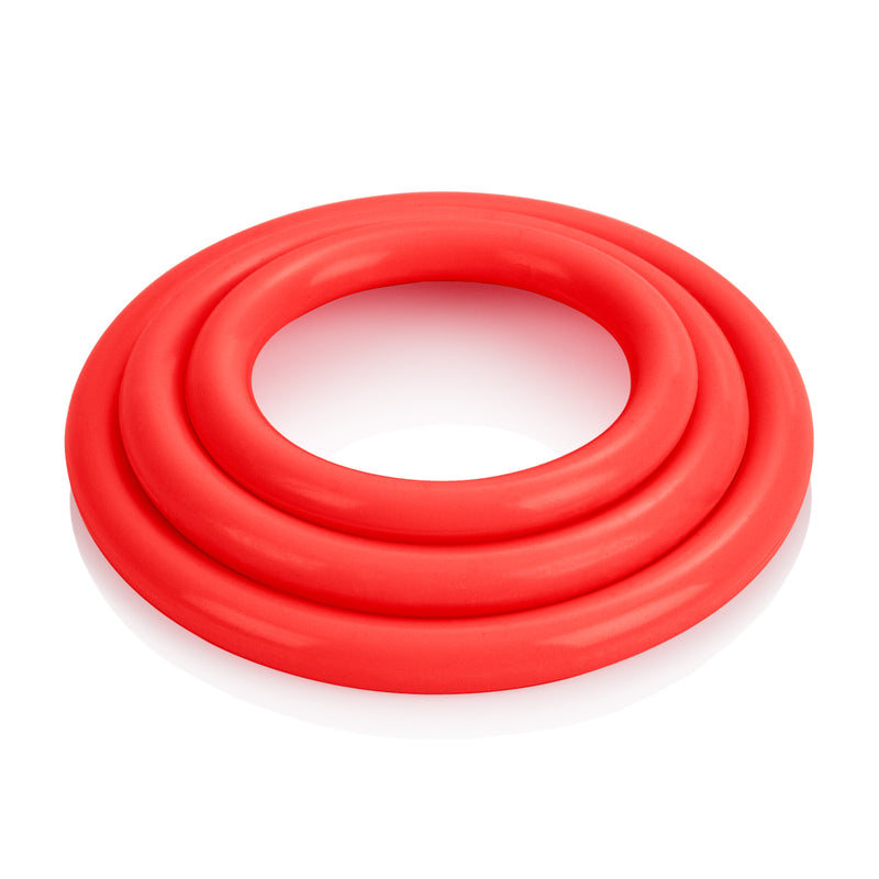CalExotics Tri-Rings - Red