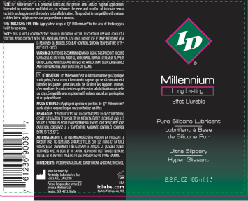 I.D. Lubricants ID Millennium Silicone Lubricant 2.2 Oz