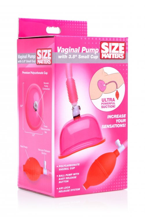 XR Brands Vaginal Pump With 3.8 Inch Small Cup