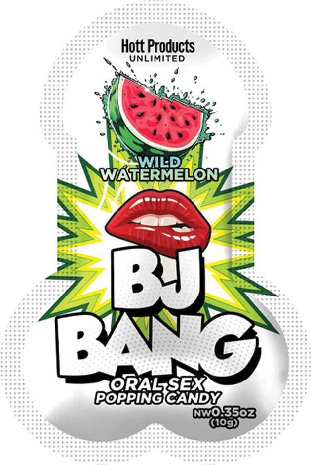 Hott Products Bj Bang - Oral Sex Popping Candy - Watermelon 10gm