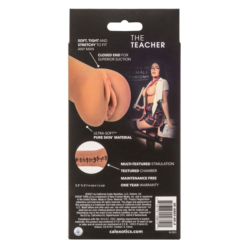CalExotics Cheap Thrills The Teacher - Stroker Masturbator - Realistic Pocket Pussy