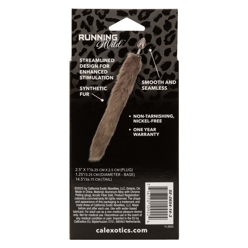 CalExotics Running Wild Tail - Grey