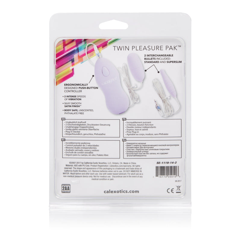 CalExotics Twin Pleasure Pak - Purple