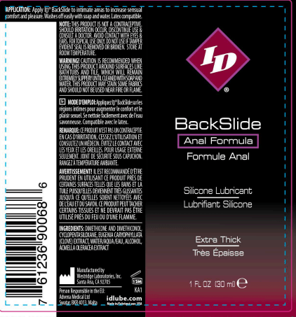 I.D. Lubricants ID Backslide Silicone Lubricant 1 Oz