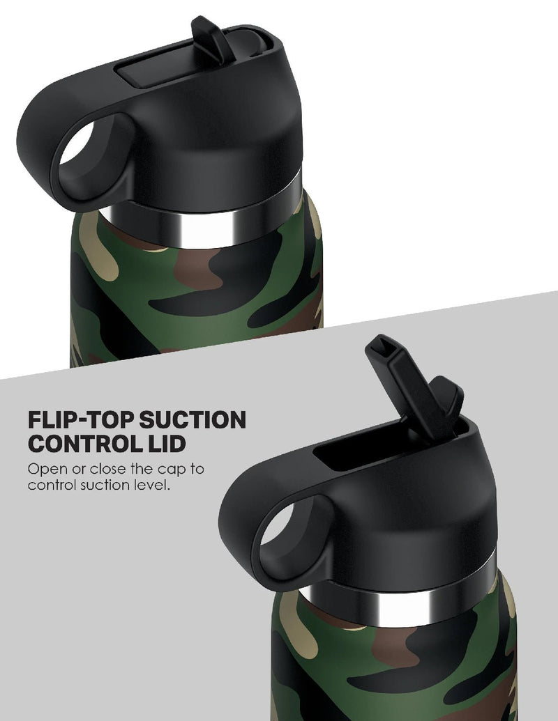Pipedream Fap Flask - Happy Camper - Stroker Masturbator - Canister Masturbation Cup