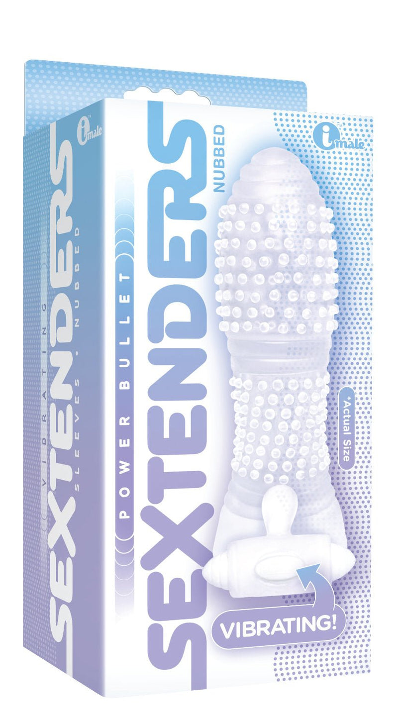 Icon Brands The 9's Vibrating Sextenders - Nubbed