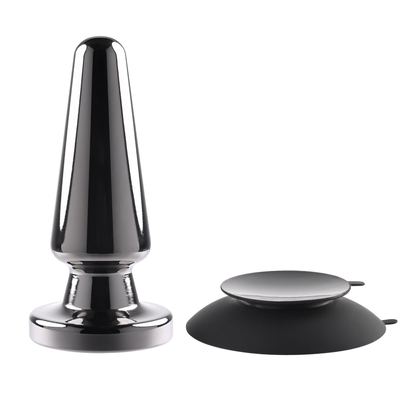 Evolved Novelties Advanced Metal Plug - Black Chrome