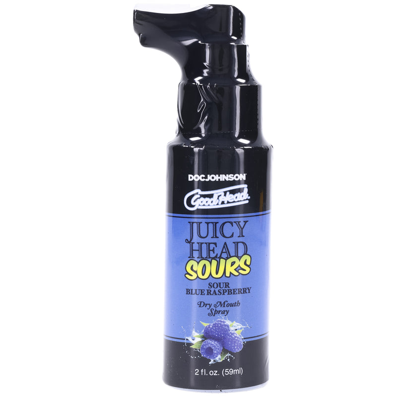 Doc Johnson Goodhead - Juicy Head - Dry Mouth Spray - Sour Blue Raspberry - 2 Oz