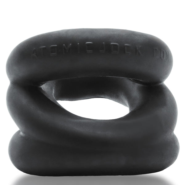 Oxballs Z-Balls Zig-Zag Cockring Ballstretcher - Black