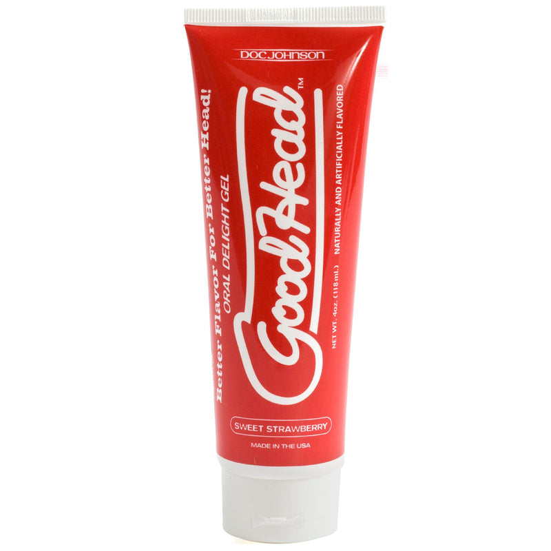 Doc Johnson Good Head Oral Delight Gel 4 Oz - Sweet Strawberry