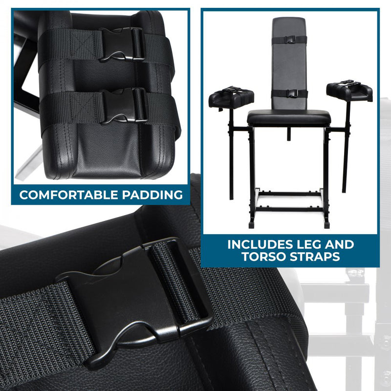 XR Brands Extreme Obedience Chair - Black