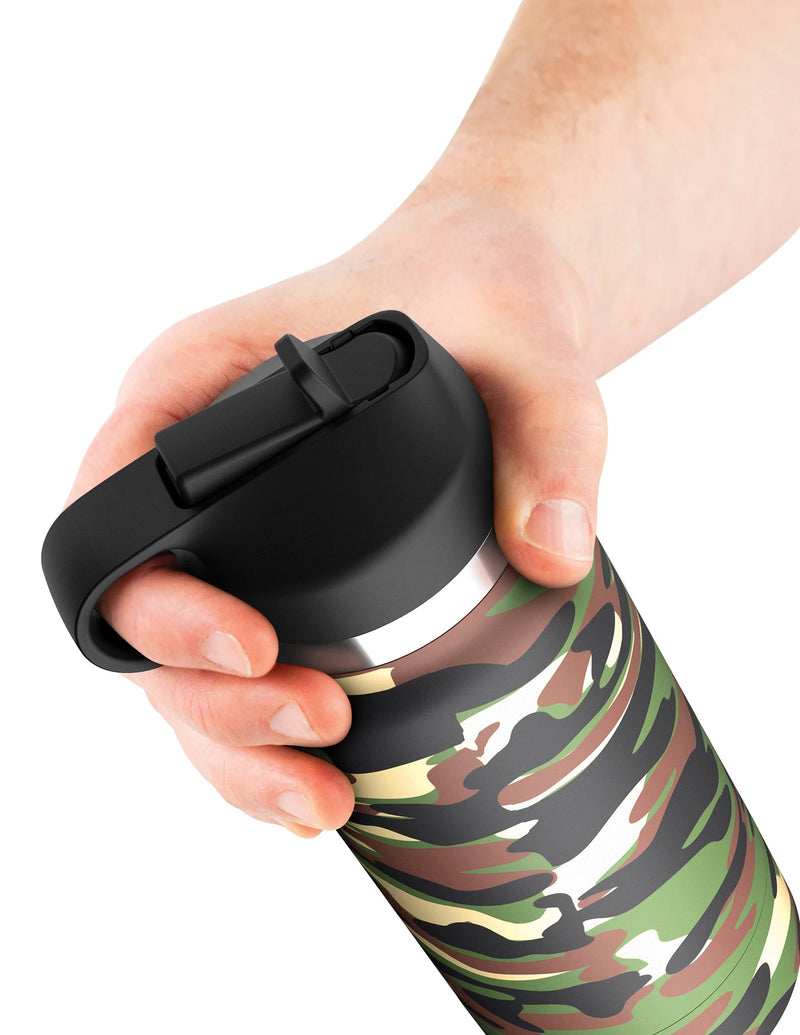 Pipedream Fap Flask - Happy Camper - Stroker Masturbator - Canister Masturbation Cup