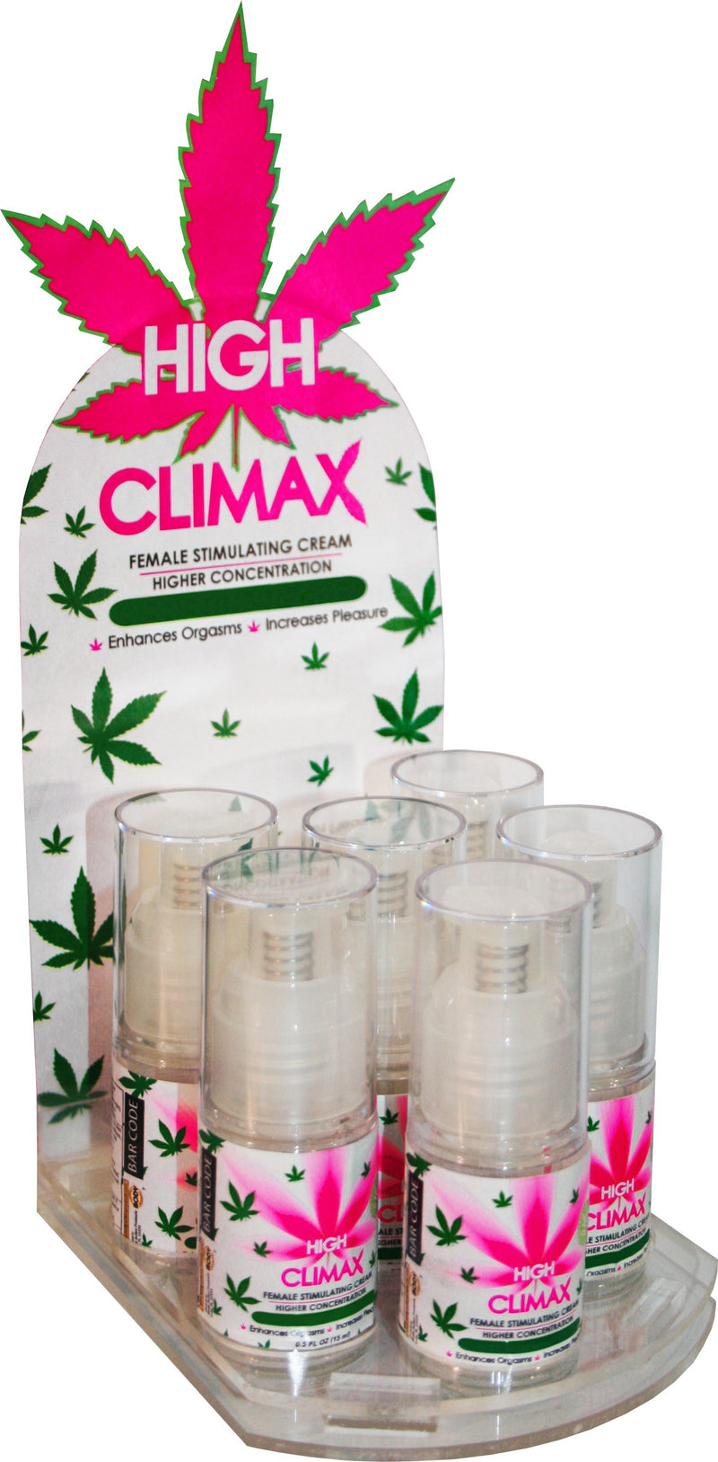 Body Action High Climax Female Stimulating Cream - 0.5 Fl. Oz. / 15 ml - 6 Count Display