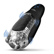 "Pleasure Grip Sucking and Vibrating Masturbator - Black MK-AH608"