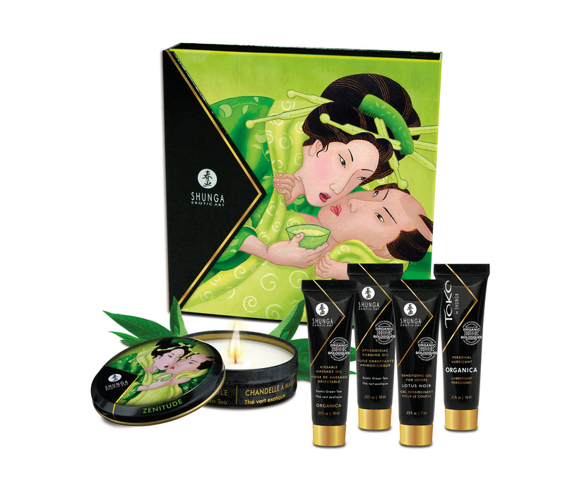 Shunga Geisha's Secrets Gift Set - Organica - Exotic Green Tea
