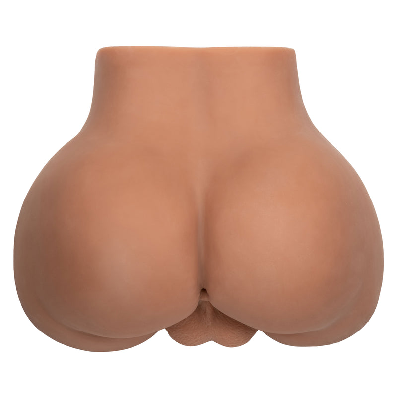 CalExotics Stroke It Bottom Banger - Brown - Stroker Masturbator - Realistic Body Part Stroker