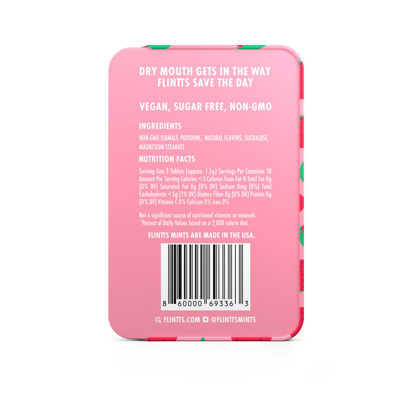 Flintts Mints Flintts Mouth Watering Mints Strawberry Magic - F-Strength 225