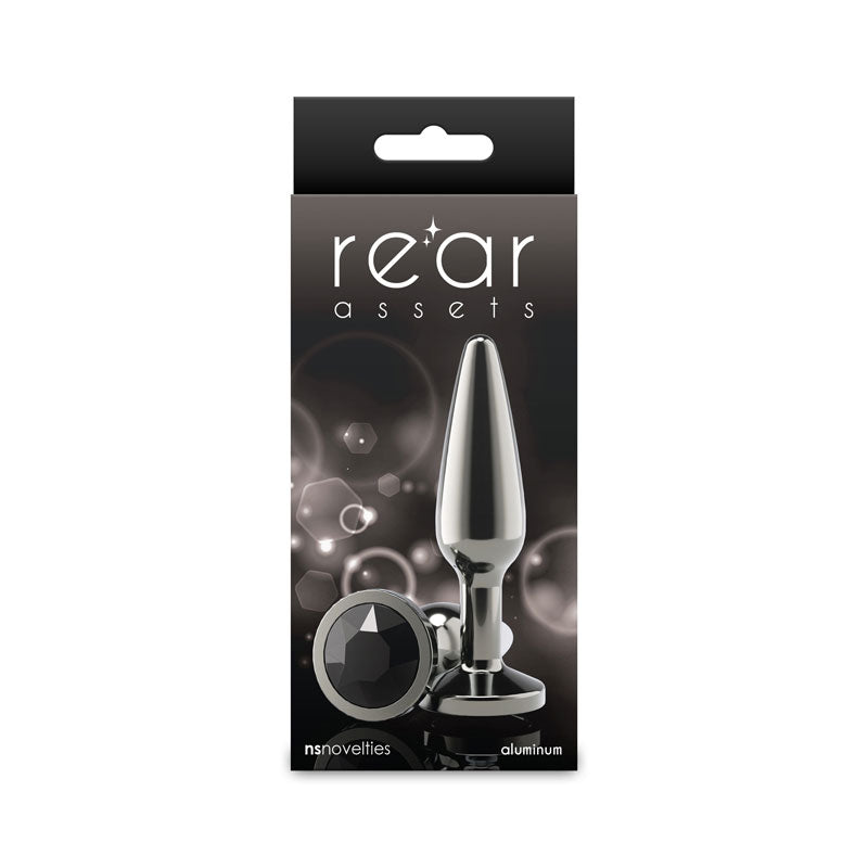 nsnovelties Rear Assets - Tapered - Medium - Gunmetal - Black