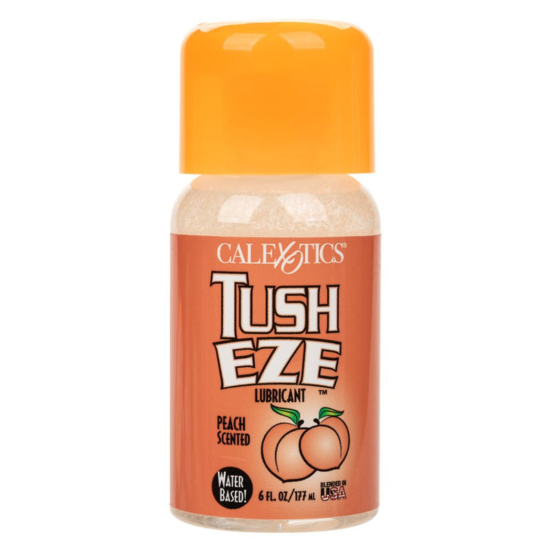CalExotics Tush Eze Lubricant - Peach Scented - 6 Oz./177 ml