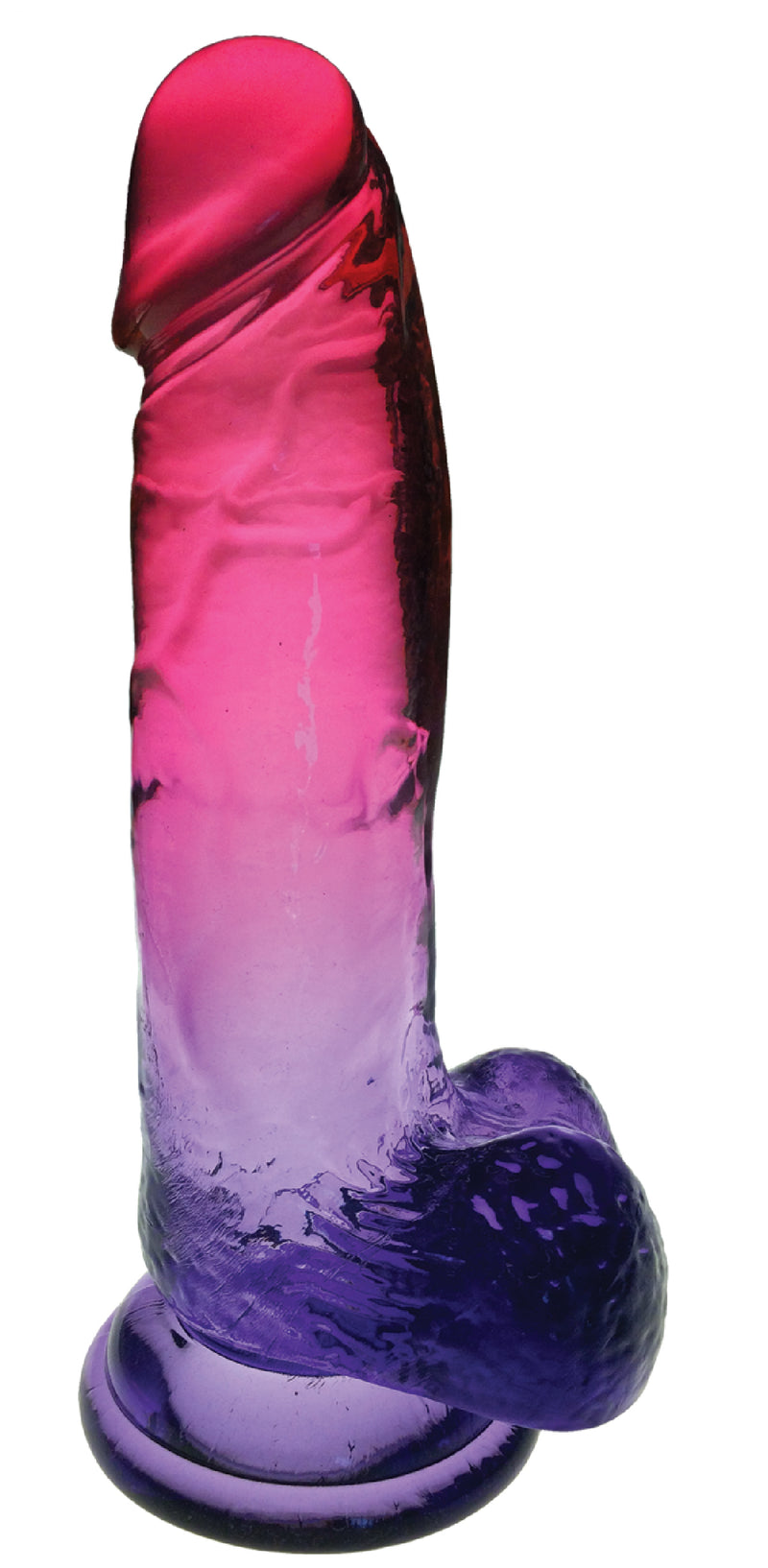 Icon Brands Shades - 8 Inch Gradient Dong - Pink and Plum