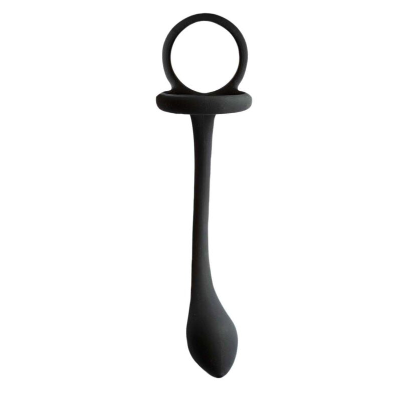 Nasstoys My Cockring Cring With Buttplug - Black
