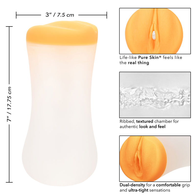 CalExotics The Gripper Deep Pussy Grip - Stroker Masturbator - Realistic Pocket Pussy