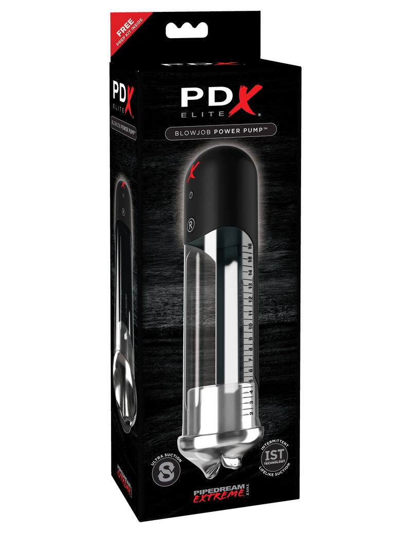 Pipedream PDX Elite BJ (Blow Job) Power Pump - Stroker - Penis Pump - Canister Masturbation Cup