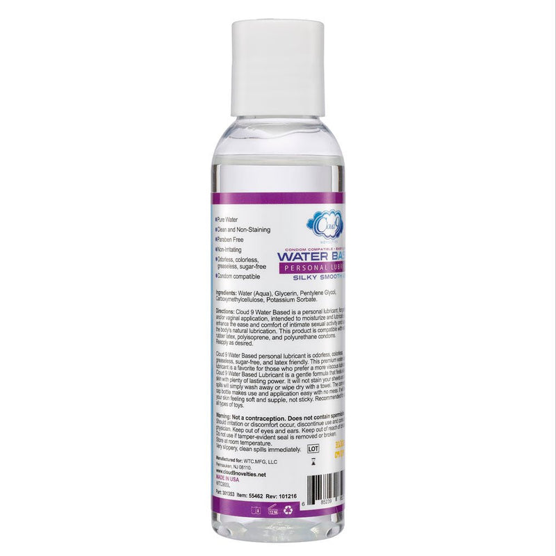 Cloud 9 Novelties Cloud 9 Water Based Personal Lubricant 4 Oz