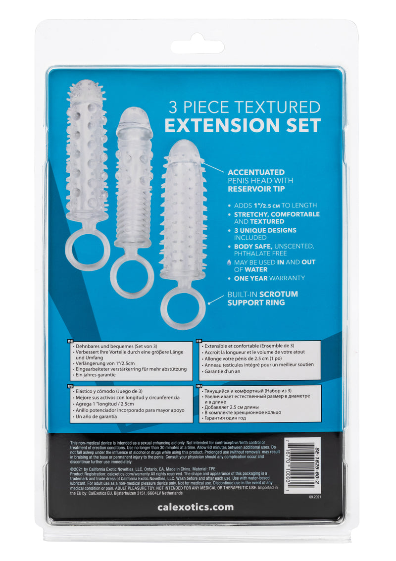 CalExotics 3 Piece Textured Extension Set