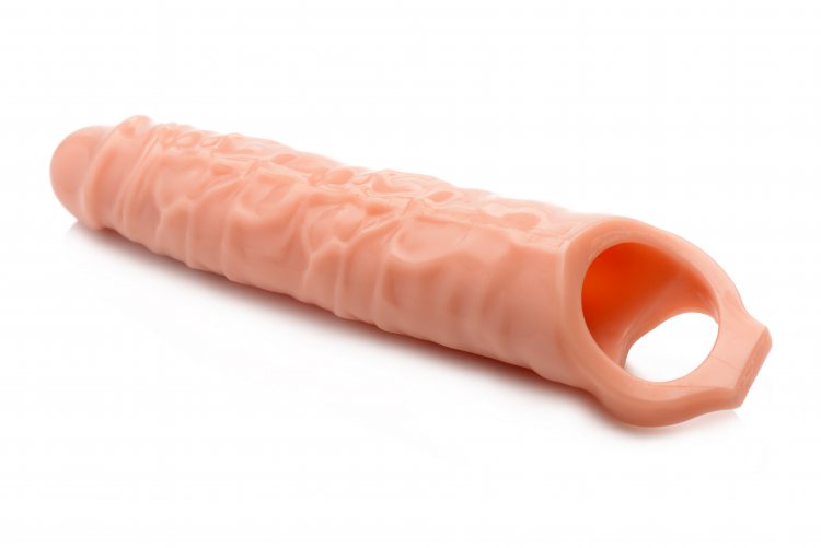 XR Brands 3 Inch Extender Sleeve - Flesh