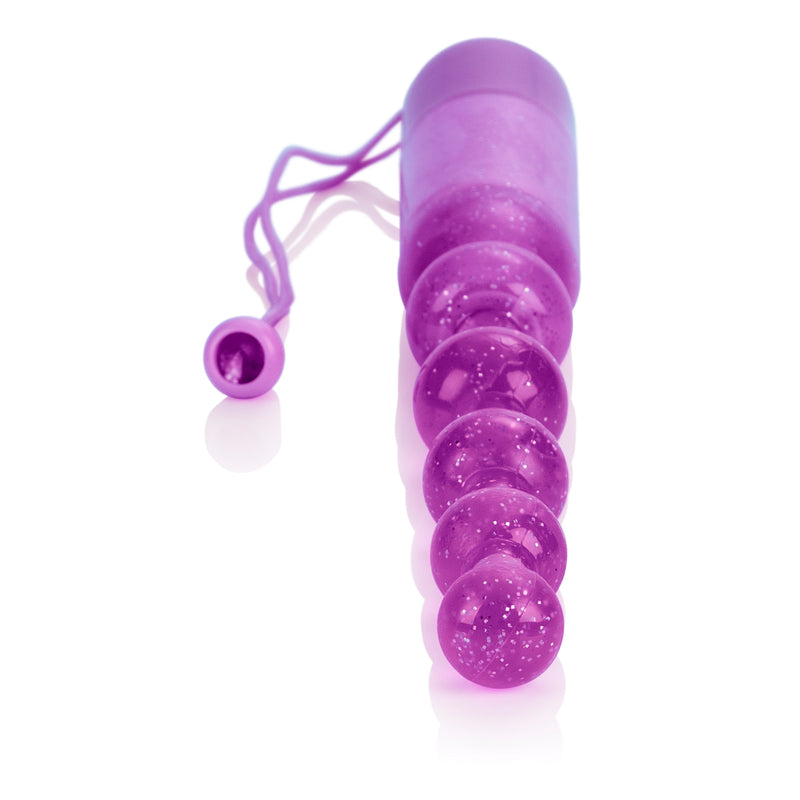 CalExotics Vibrating Pleasure Beads - Purple