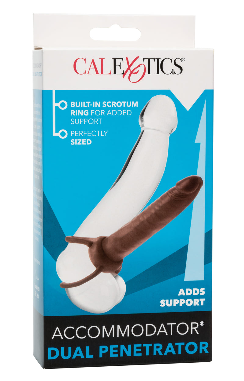 CalExotics Accommodator Dual Penetrator - Brown
