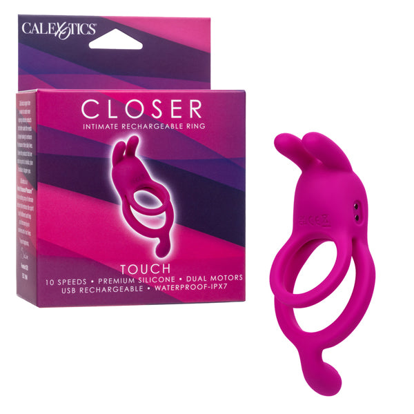 CalExotics Closer Intimate Rechargeable Ring Touch - Pink
