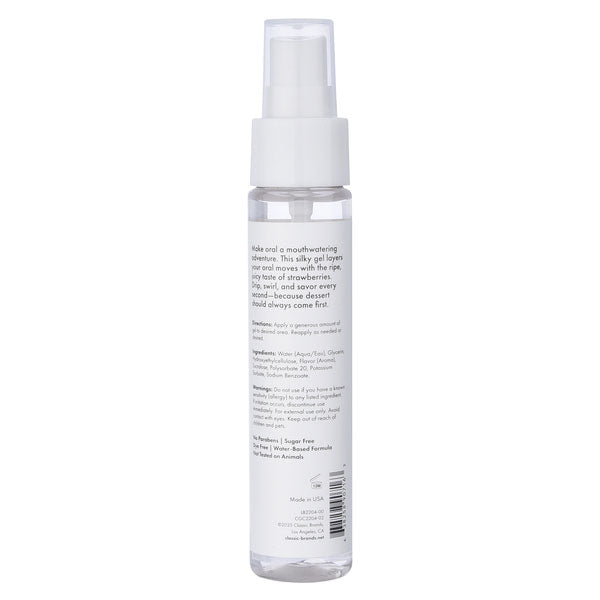 Classic Brands Blow Me Strawberry Oral Sex Gel - 2oz