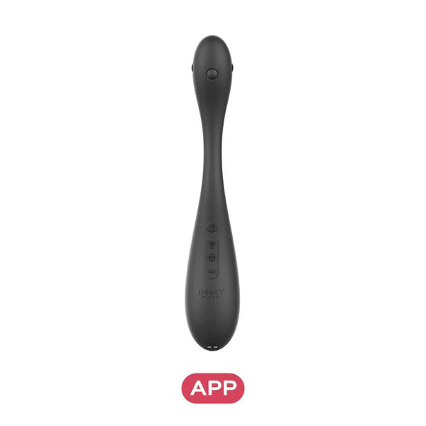 Honey Play Box Puff - App Control Inflatable Kegel Ball - Black