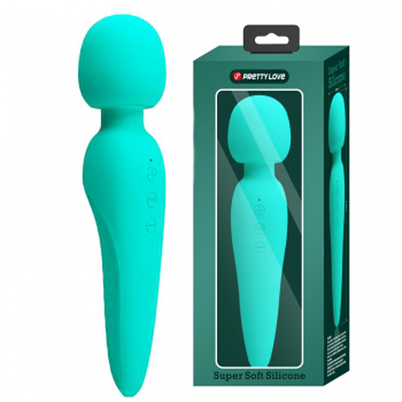 Pretty Love Meredith Super Soft Silicone Wand - Turquoise